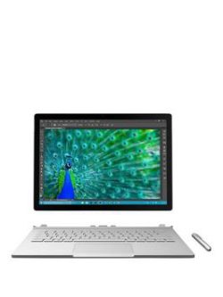 Microsoft Surface Book Intel&Reg; Core&Trade; I7 Processor, 16Gb Ram, 512Gb Ssd, Touchscreen 2-In-1 Laptop With Nvidia Geforce Gpu And Optional Microsoft Office - Silver - Laptop Only